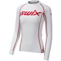 Swix RaceX bodyw LS Tr&#248;ye Dame L Testvinnende treningstr&#248;ye Bright White