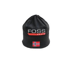 Foss Sport Lue D&#230;hlie Svart 22/23 Polyknit lue med logo Sort