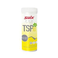 Swix TSP10 Yellow 0&#176;C/+10&#176;C, 40g Fluorfritt pulver for v&#229;te forhold