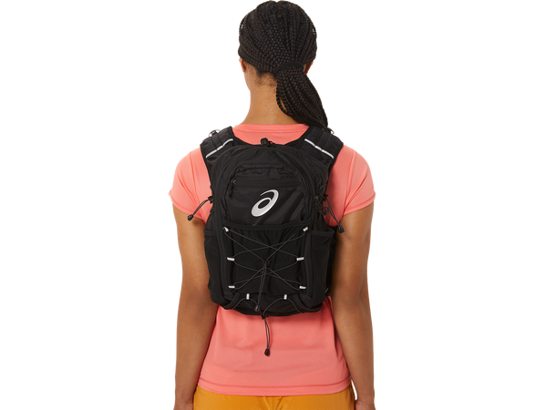 Asics Fujitrail Backpack 15L L Flott Løpesekk med inkl. vannflasker 