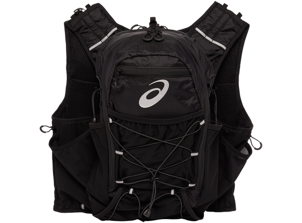 Asics Fujitrail Backpack 15L L Flott Løpesekk med inkl. vannflasker 