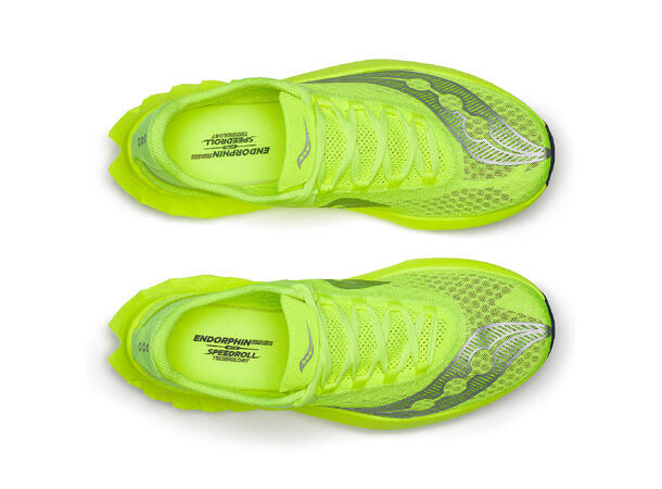 Saucony Løpesko M Endorphin Pro 4 44 Rask konkurransesko-CITRON/SILVER