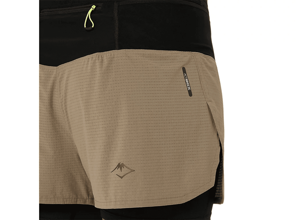 Asics Dame Fujitrail 2-N-1 Shorts XS Løpeshorts til dame med smarte lommer